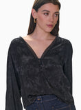 Audrey Jacquard Blouse