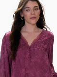 Audrey Jacquard Blouse