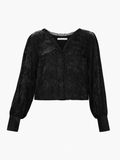 Audrey Jacquard Blouse