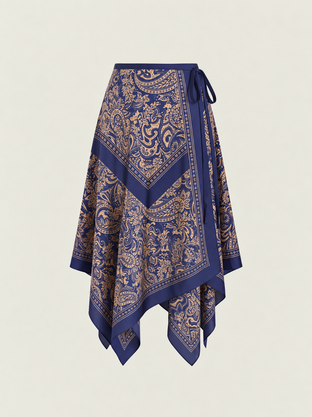Tatum Scarf Skirt in Maritime Multi by Rebecca Taylor