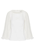 Heavy Cotton Chintz Boat Neck Top