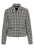 Phillipa Check Cropped Jacket