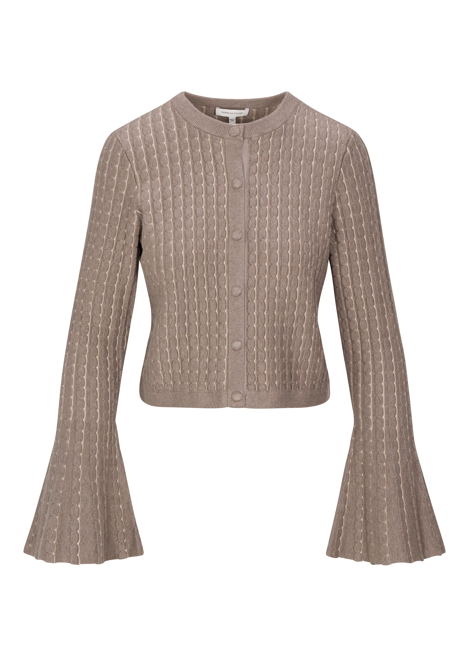 Dorothy Cardigan in Oatmeal by Rebecca Taylor