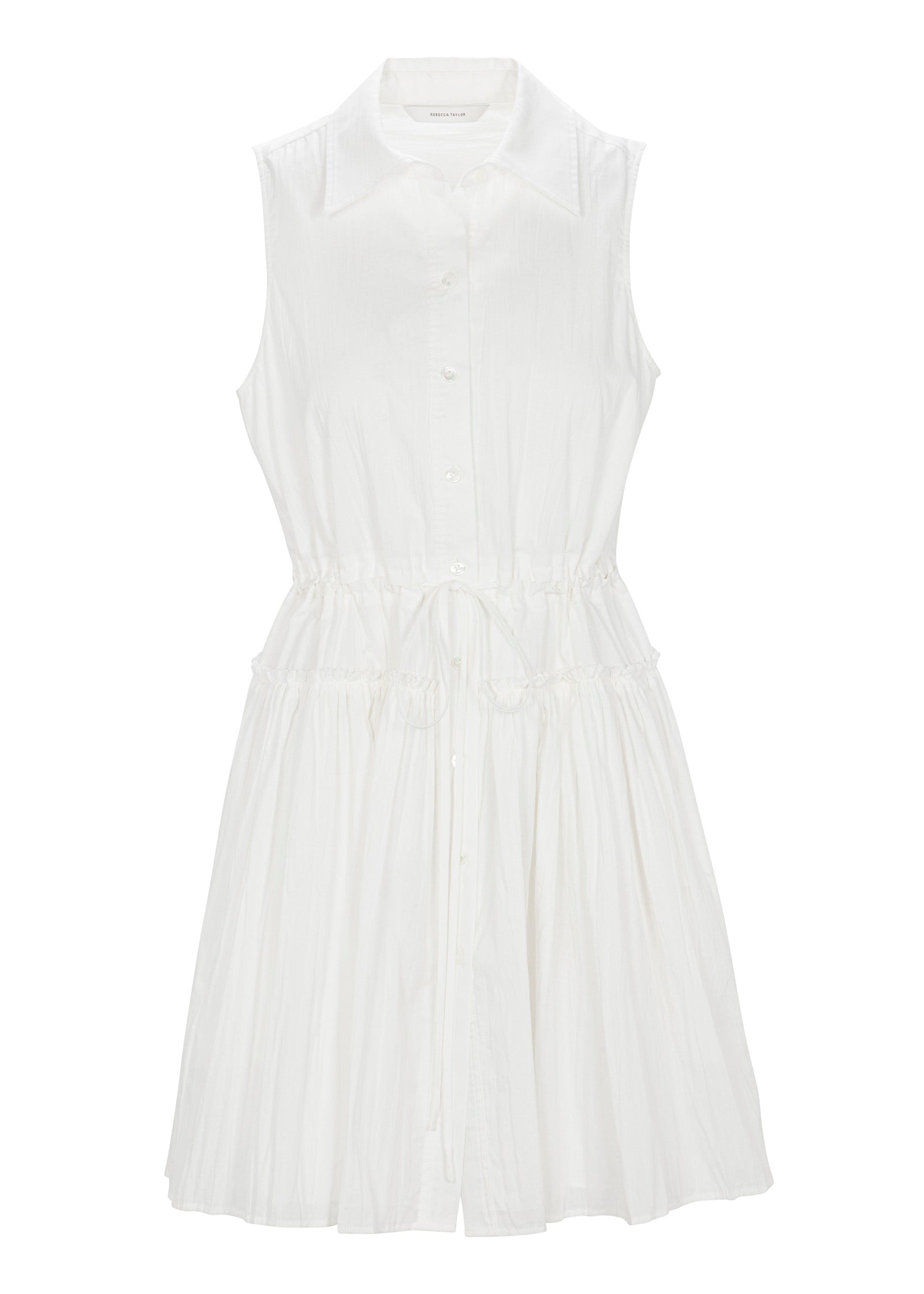 Marietta Shirt Dress in Milk by Rebecca Taylor