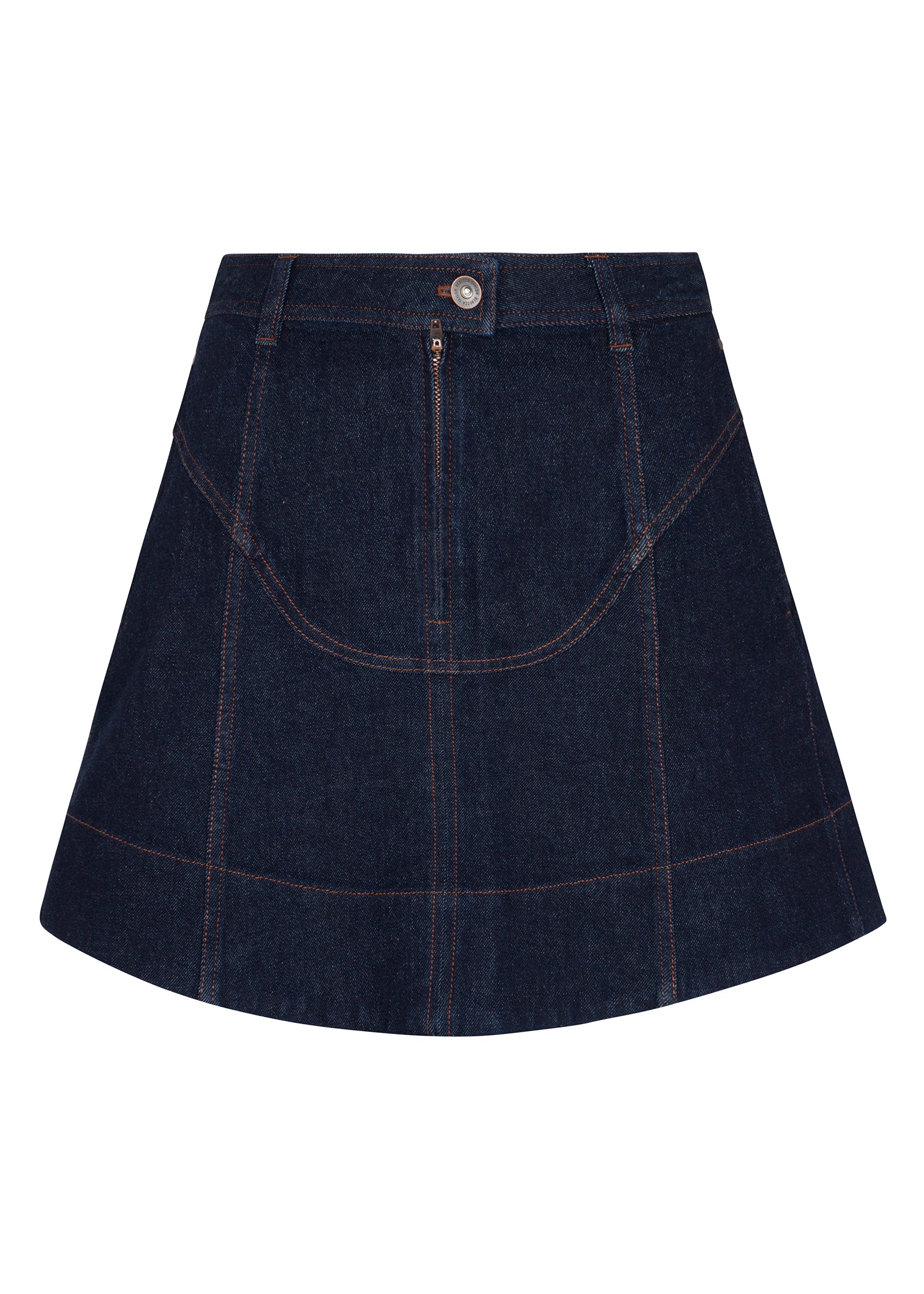 Carmen Denim Skirt in Carmen Indigo by Rebecca Taylor