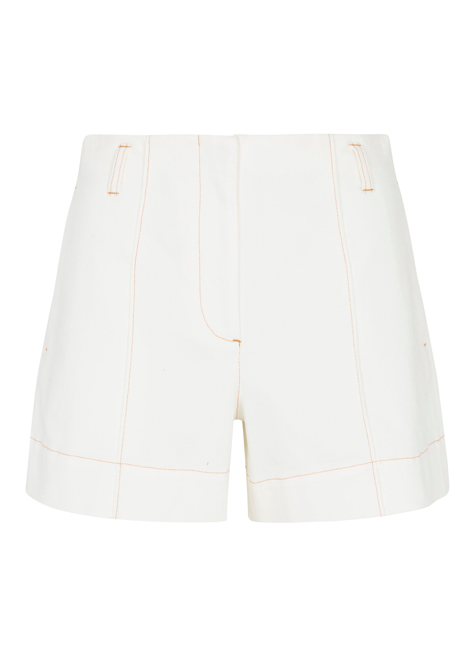Cora Denim Short in Eggshell Wash by Rebecca Taylor