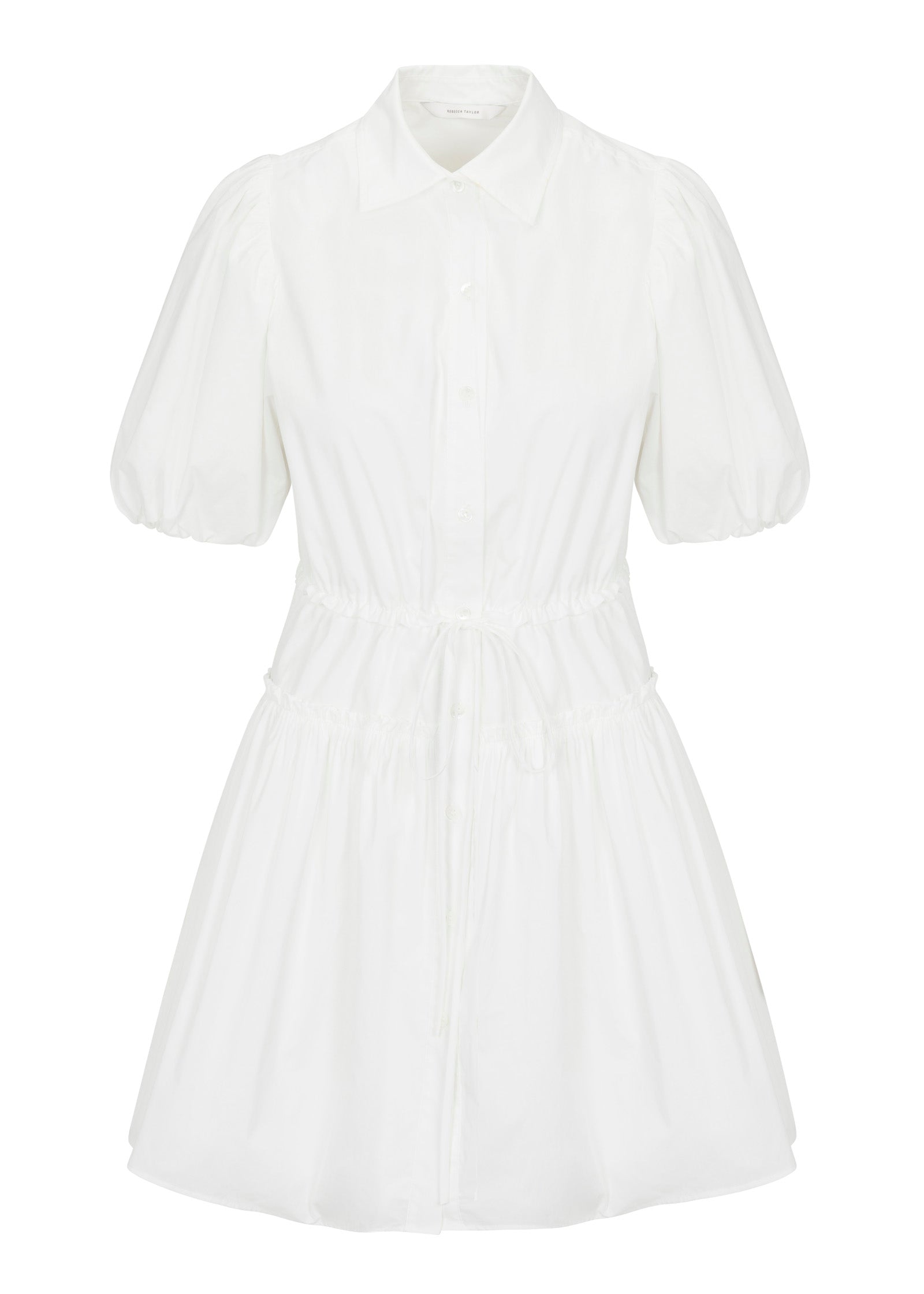 Yara Shirt Dress in Milk by Rebecca Taylor
