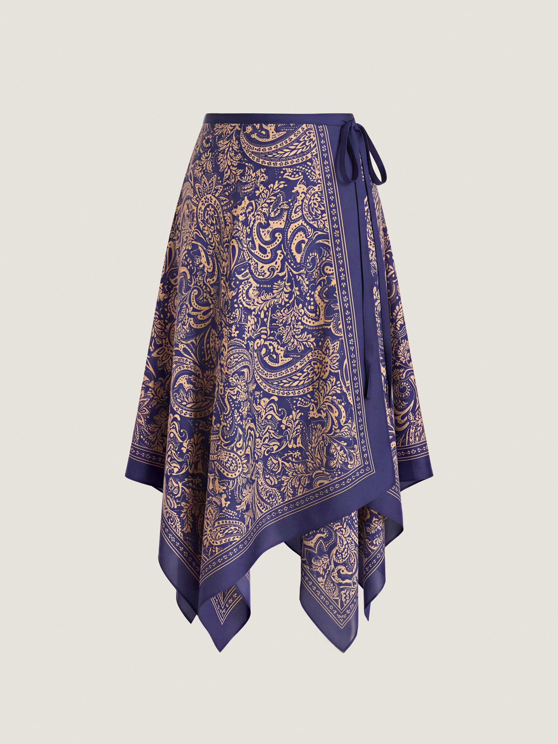 Tatum Scarf Skirt in Maritime Multi by Rebecca Taylor