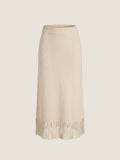 Emelia Fringe Sweater Skirt
