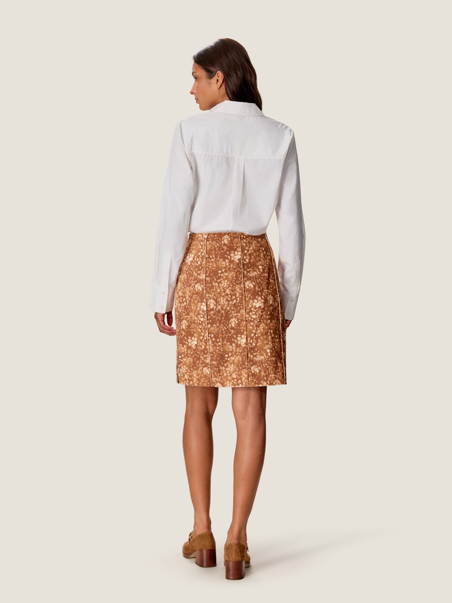 Isha Velvet Skirt in Cedar Multi by Rebecca Taylor