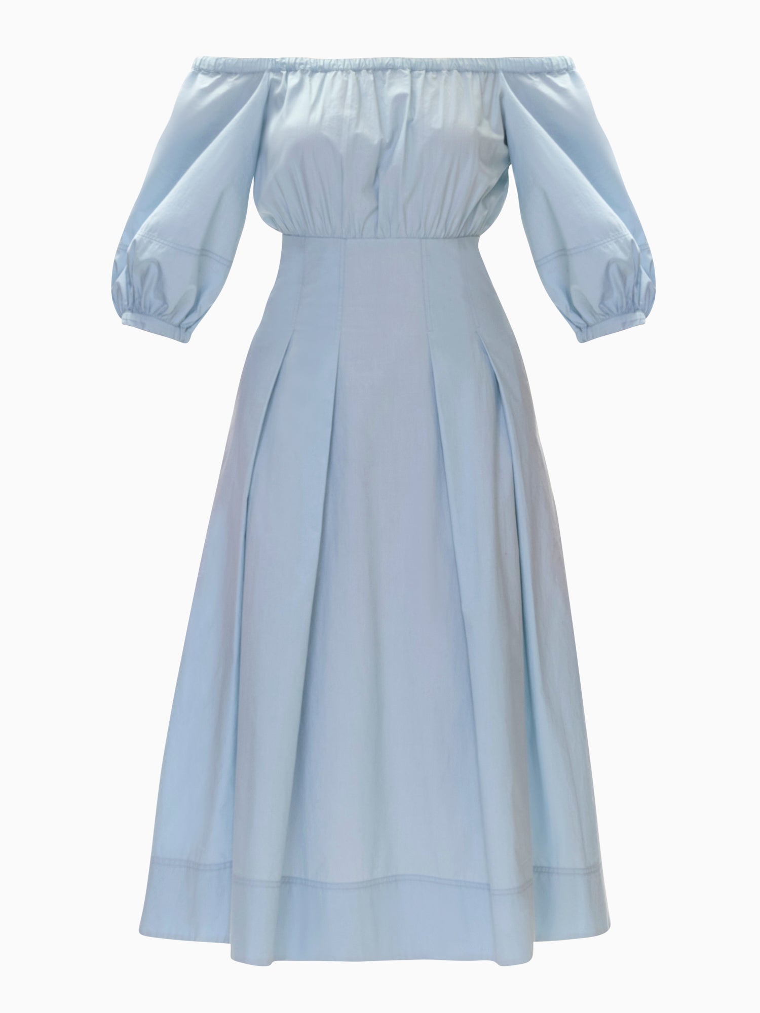 Solene Off The Shoulder Dress in Seafoam by Rebecca Taylor
