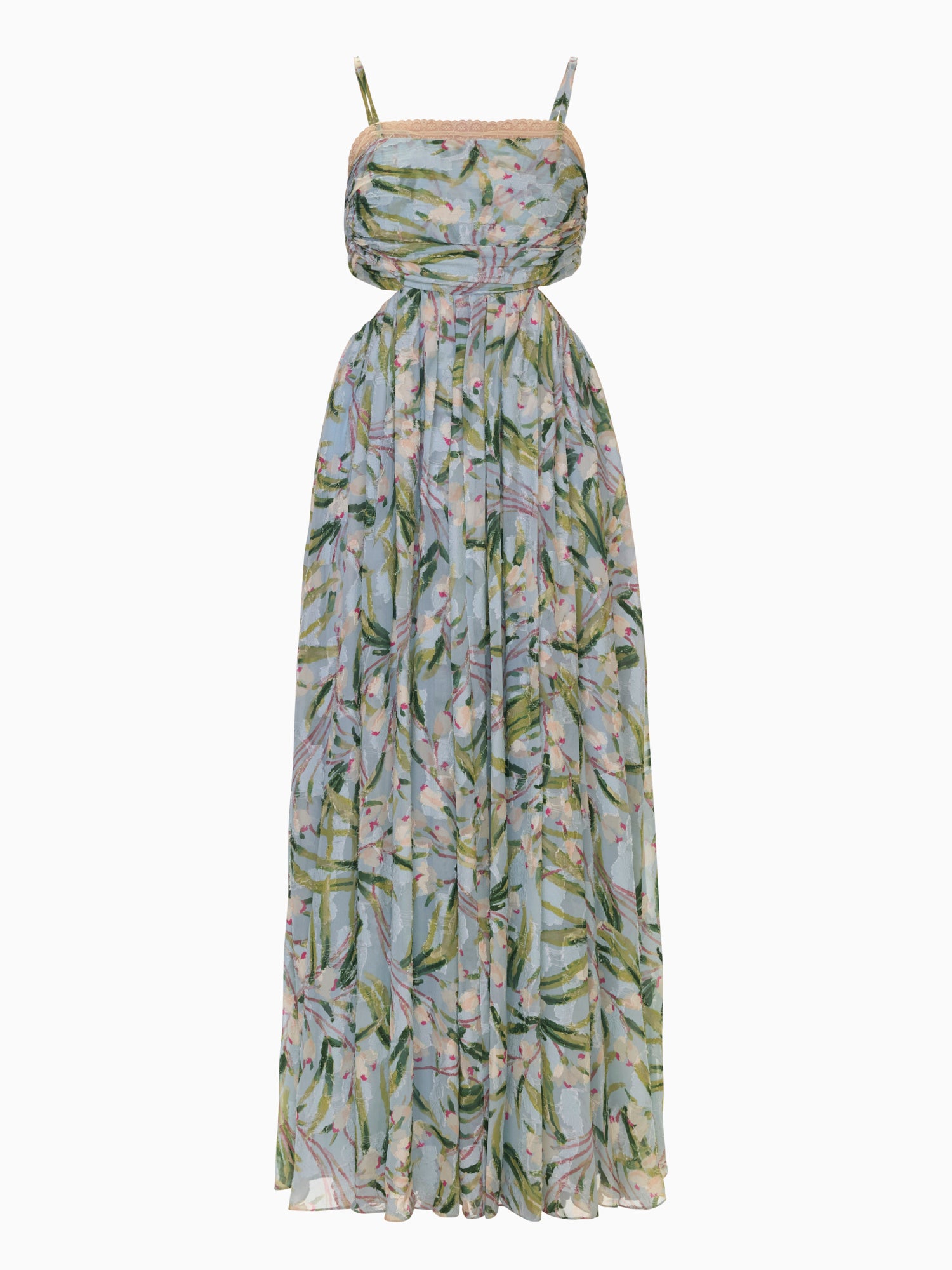 Sophia Maxi Dres in Seafoam Multi by Rebecca Taylor