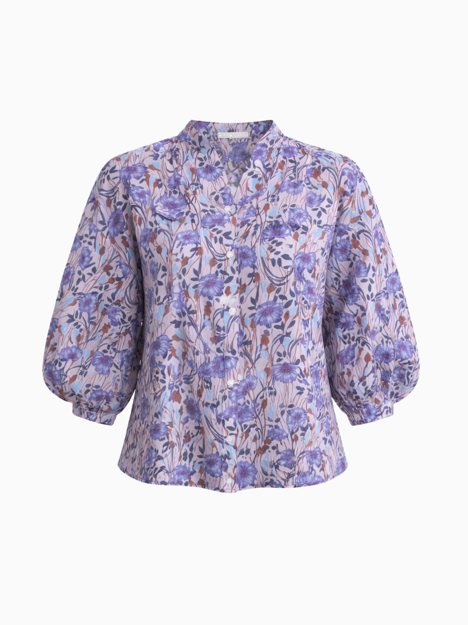 Daphne Blouse in Iris Multi by Rebecca Taylor