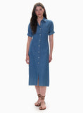 Victoria Chambray Shirt Dress