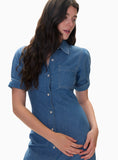 Victoria Chambray Shirt Dress