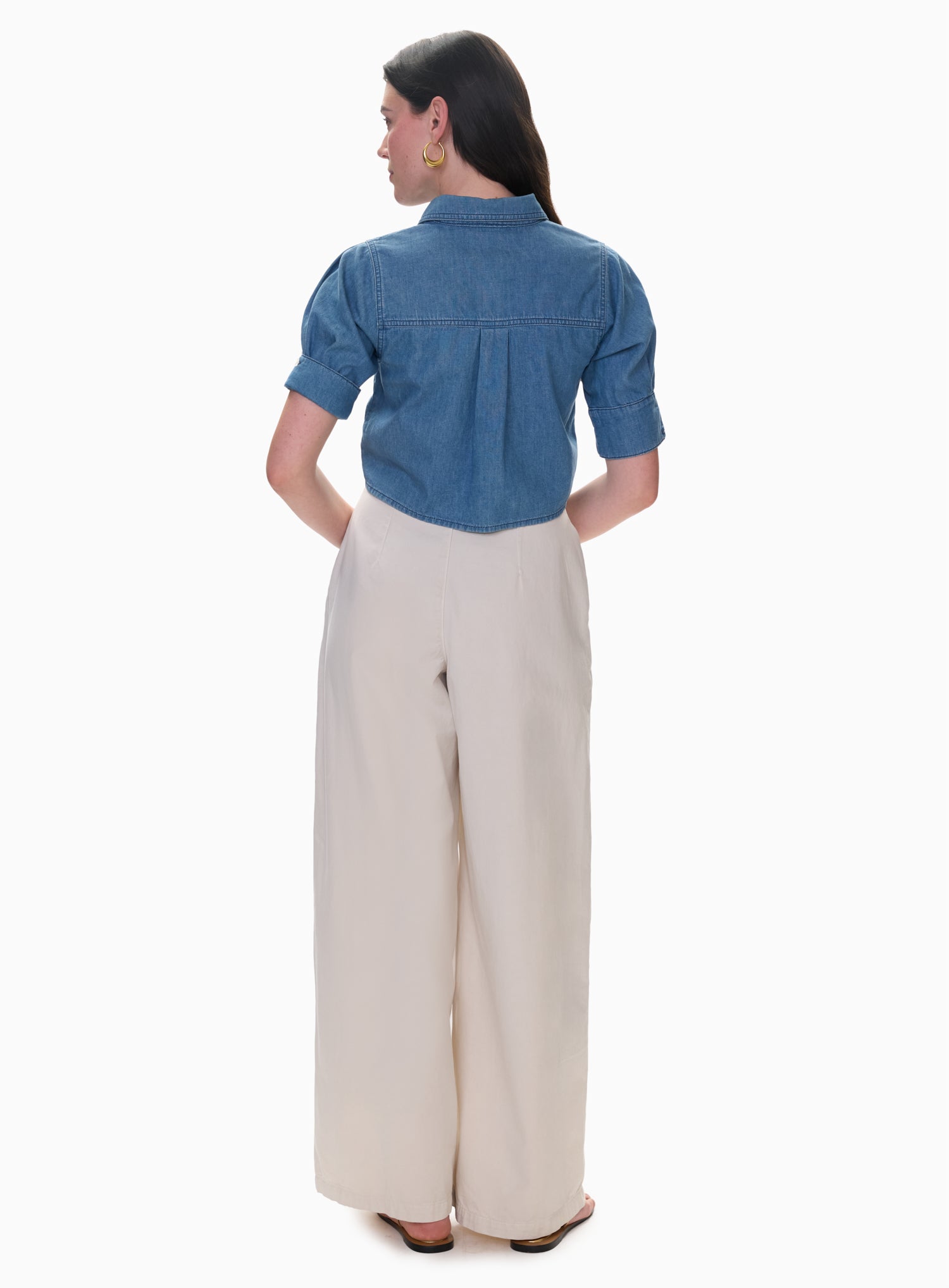 Victoria Chambray Shirt in Greenwich Wash by Rebecca Taylor