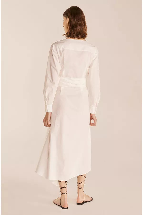 Tie Waist Dress in Milk by Rebecca Taylor