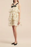 Cherry Tiered Organza Dress