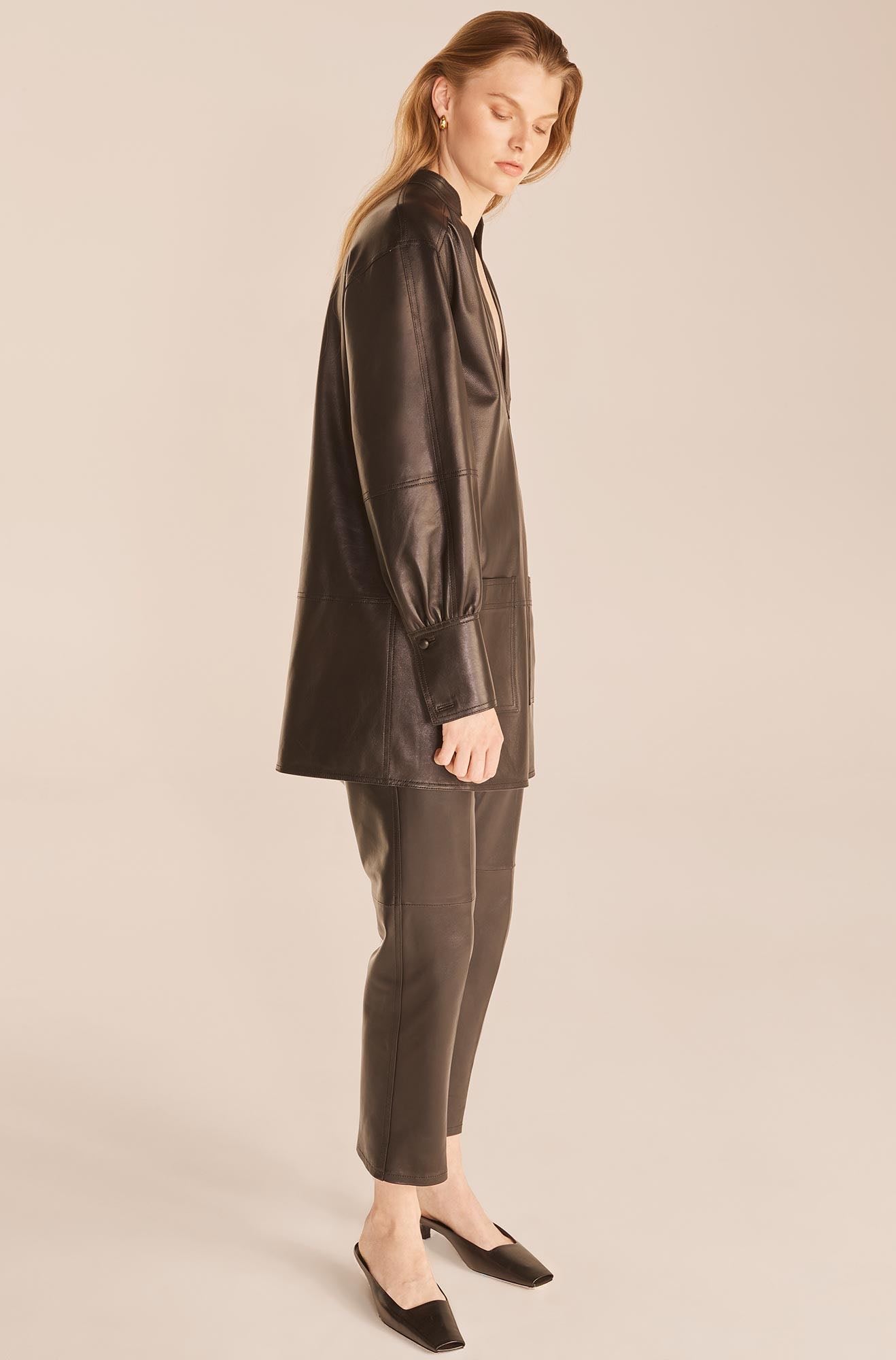 Vegan Tunic Dress in Walnut by Rebecca Taylor