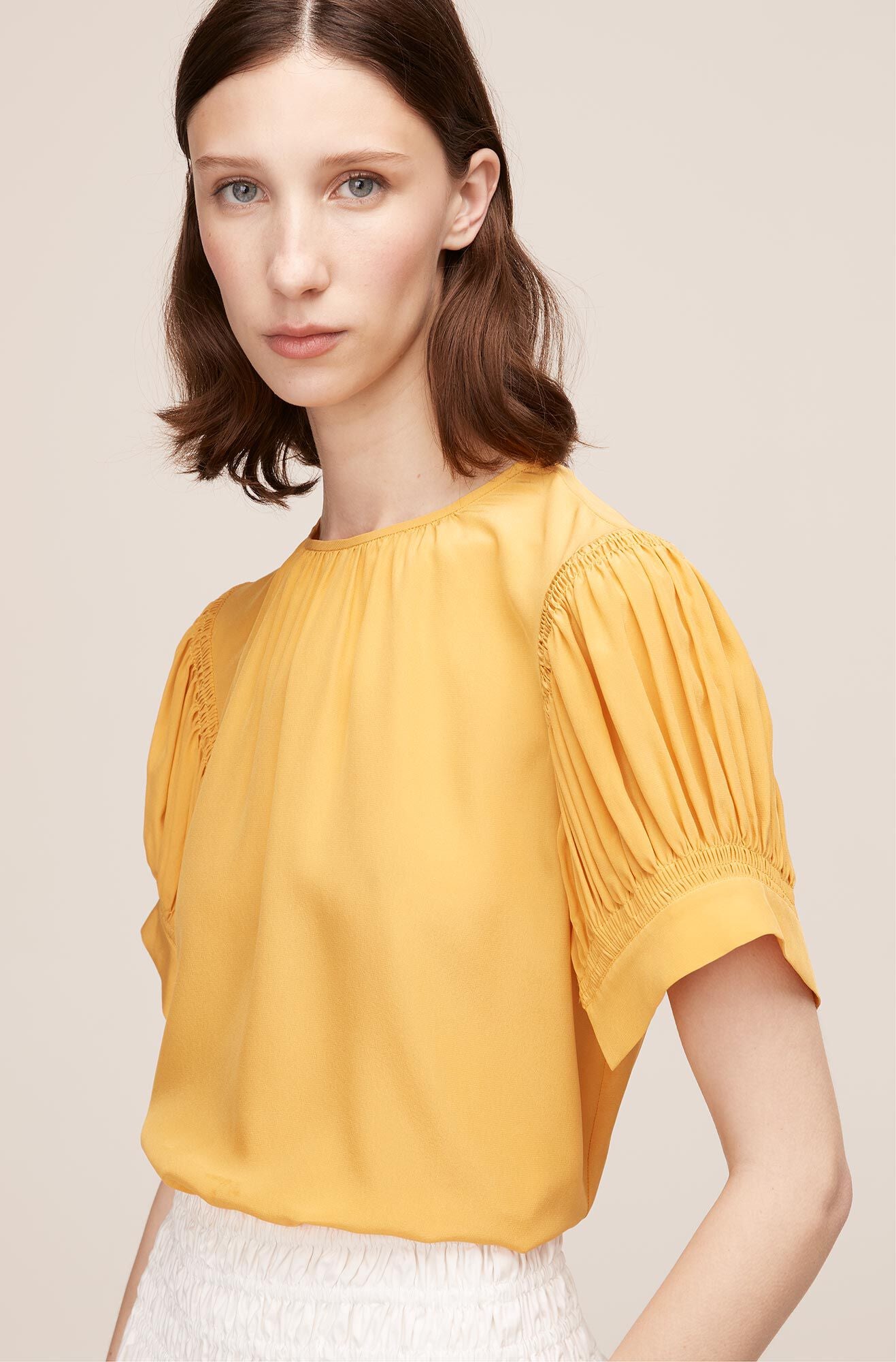 Short Sleeve Cdc Blouse in Zinnia by Rebecca Taylor