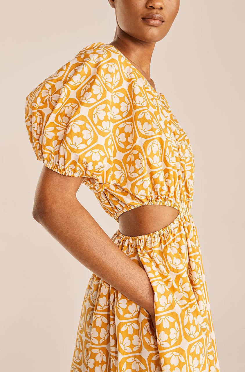 Lattice Fleur Poplin Jumpsuit
