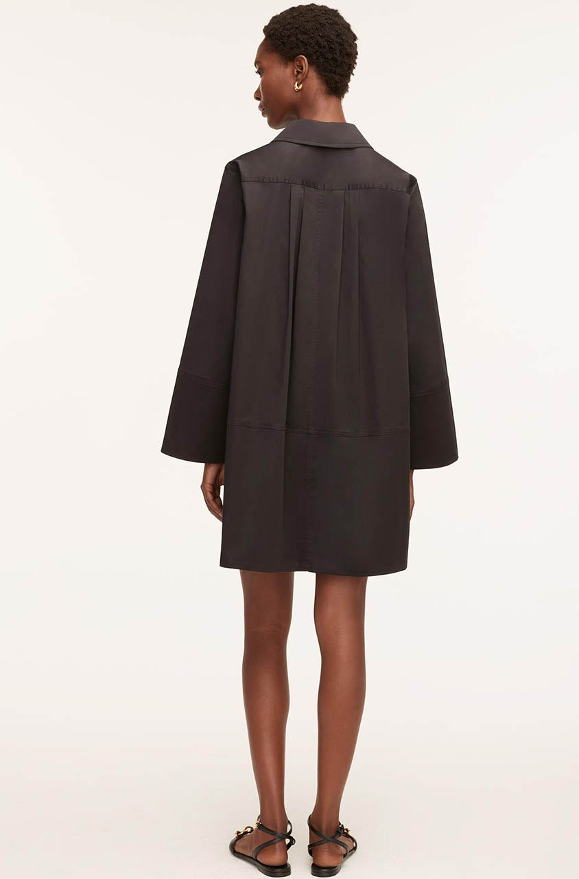 Heavy Cotton Shirt Dress - Rebecca Taylor Black / XS Heavy Cotton Shirt Dress - Rebecca Taylor Black / XS