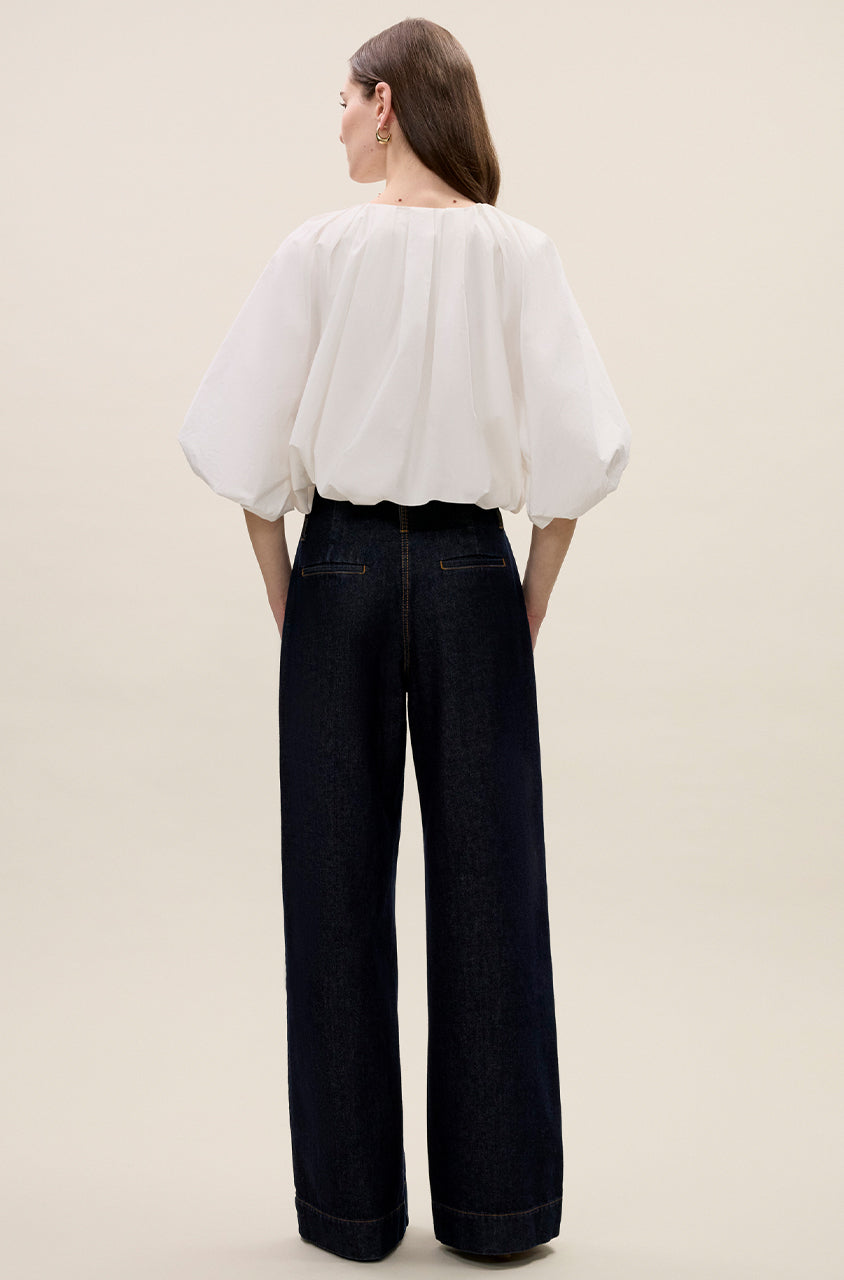  Gabrielle Denim Pant in Deep Sea Wash by Rebecca Taylor