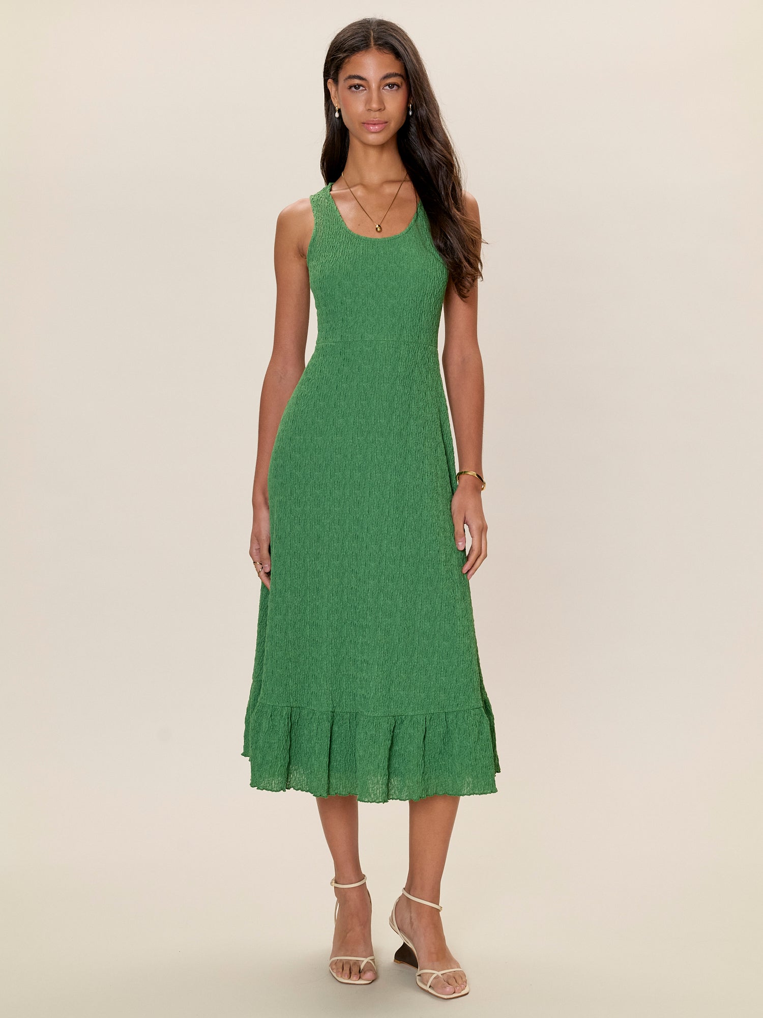  Taryn Knit Dress in Forest Green by Rebecca Taylor