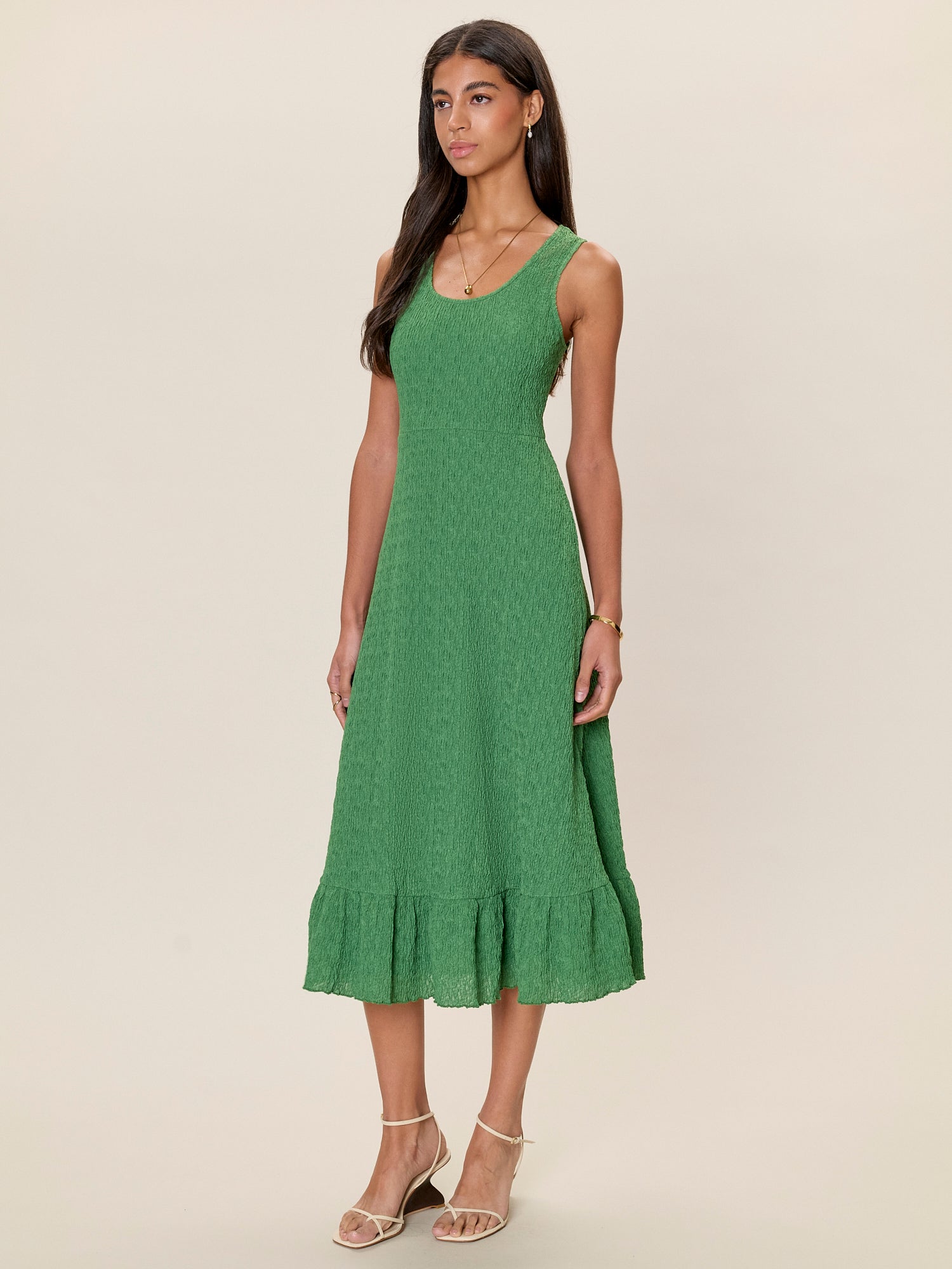  Taryn Knit Dress in Forest Green by Rebecca Taylor