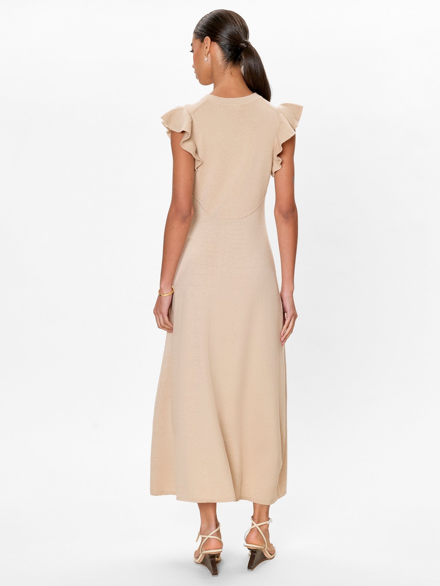  Rhea Sweater Dress in Oatmeal by Rebecca Taylor