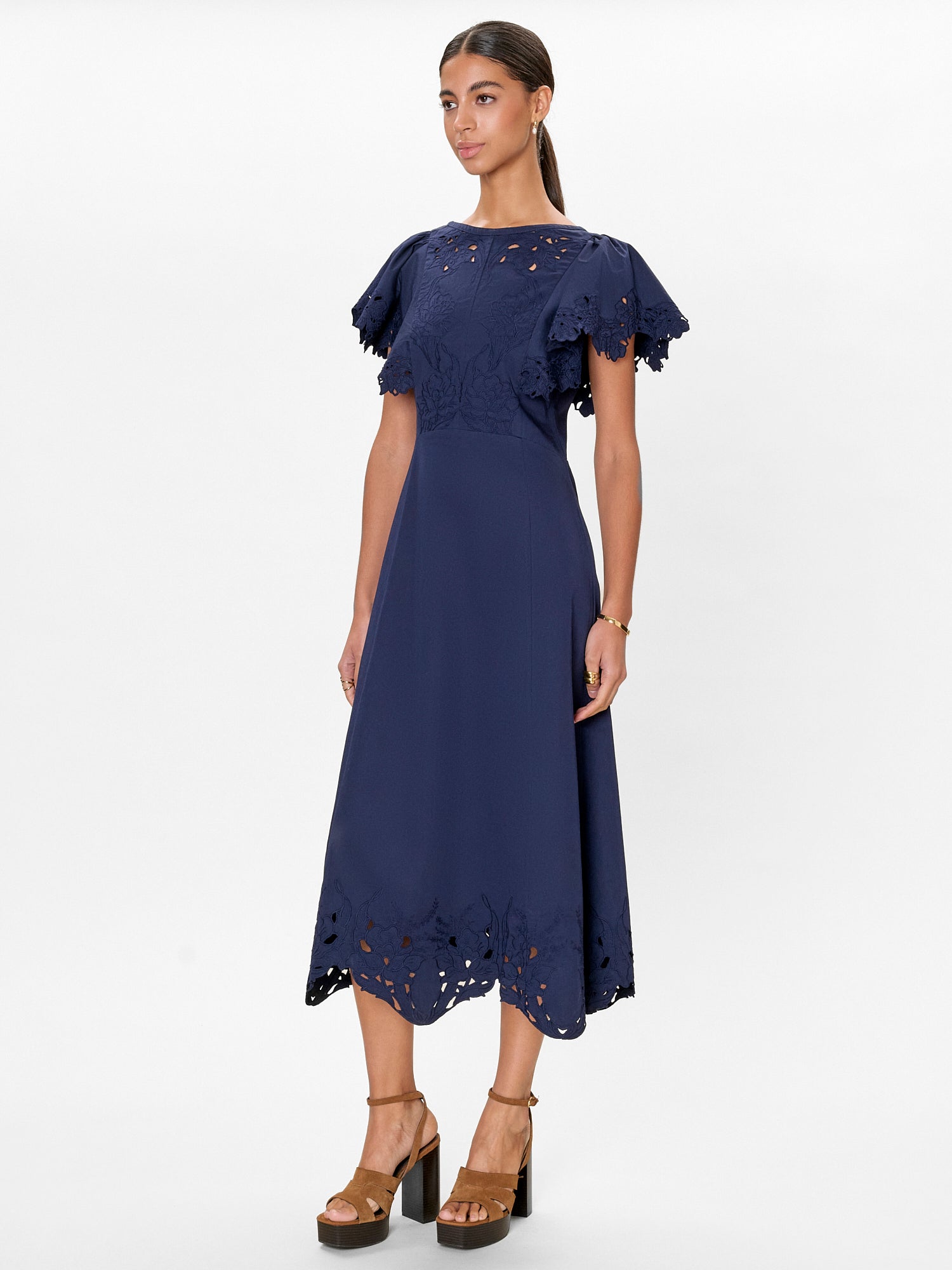  Rachelle Dress in Maritime Blue by Rebecca Taylor