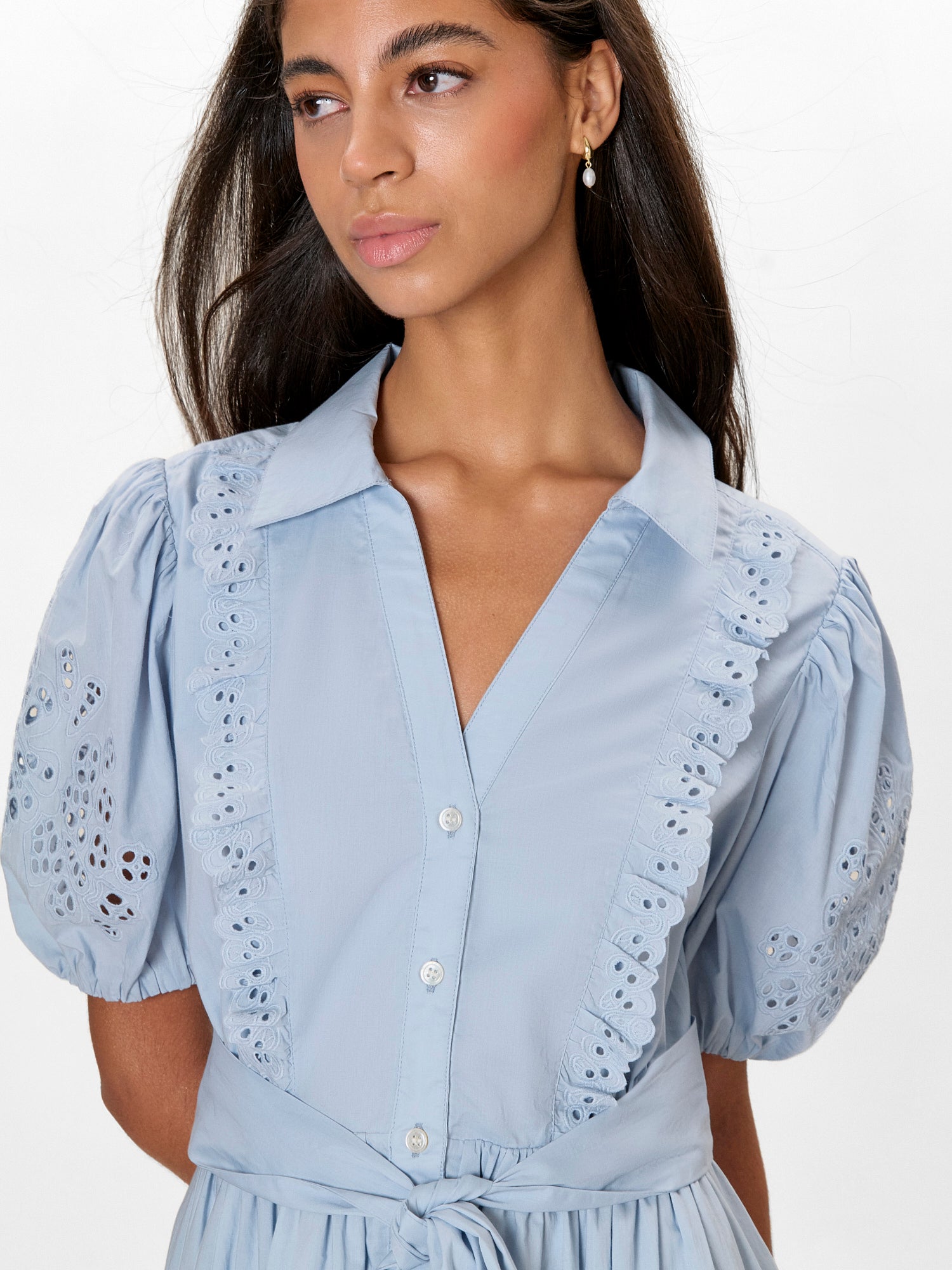  Lorelai Shirt Dress in Chambray by Rebecca Taylor