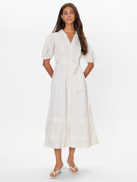rebecca taylor ivory dress Lorelai Shirt tie belt allows for