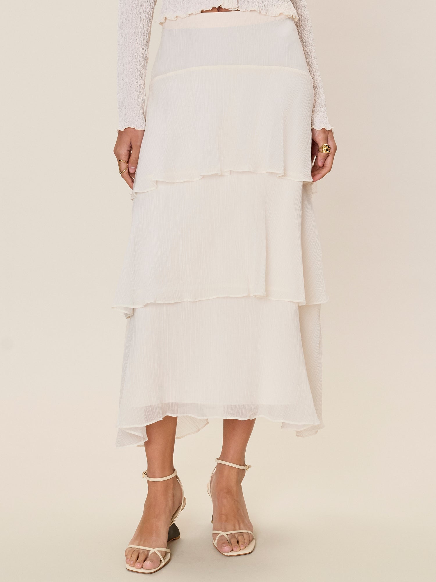  Skye Skirt in Cream by Rebecca Taylor