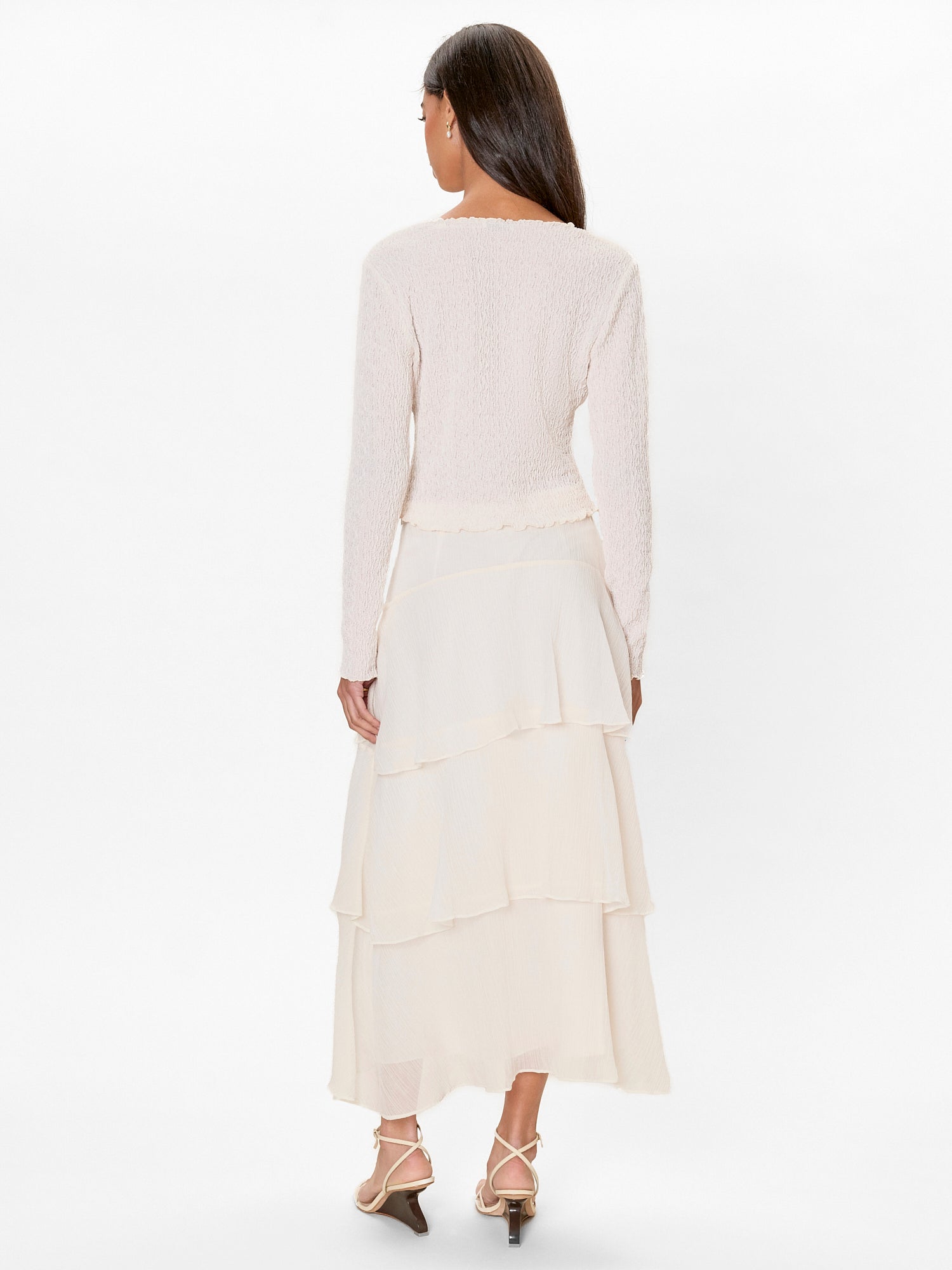  Skye Skirt in Cream by Rebecca Taylor