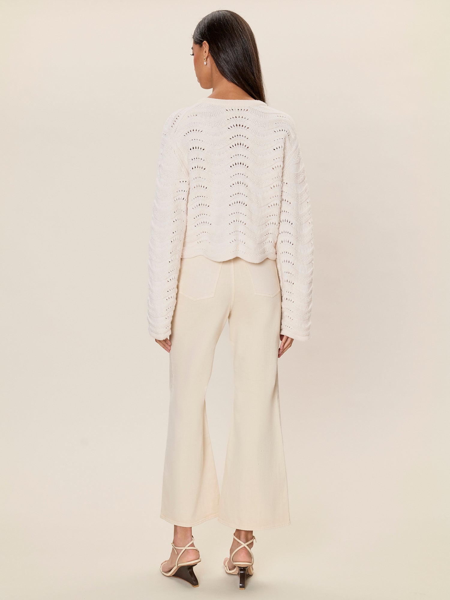  Rem Knit Cardigan in Ivory by Rebecca Taylor