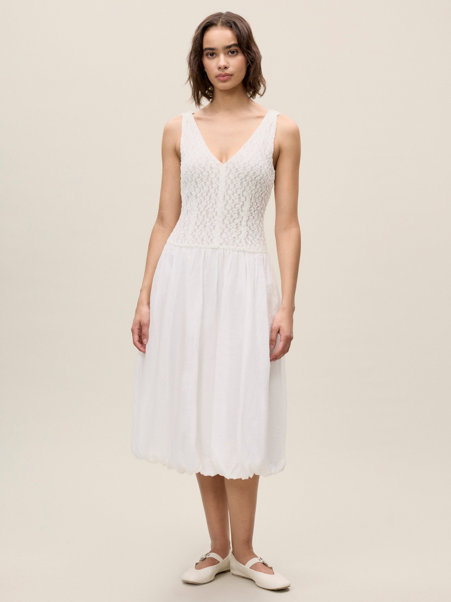 Fiona Mixed Media Dress