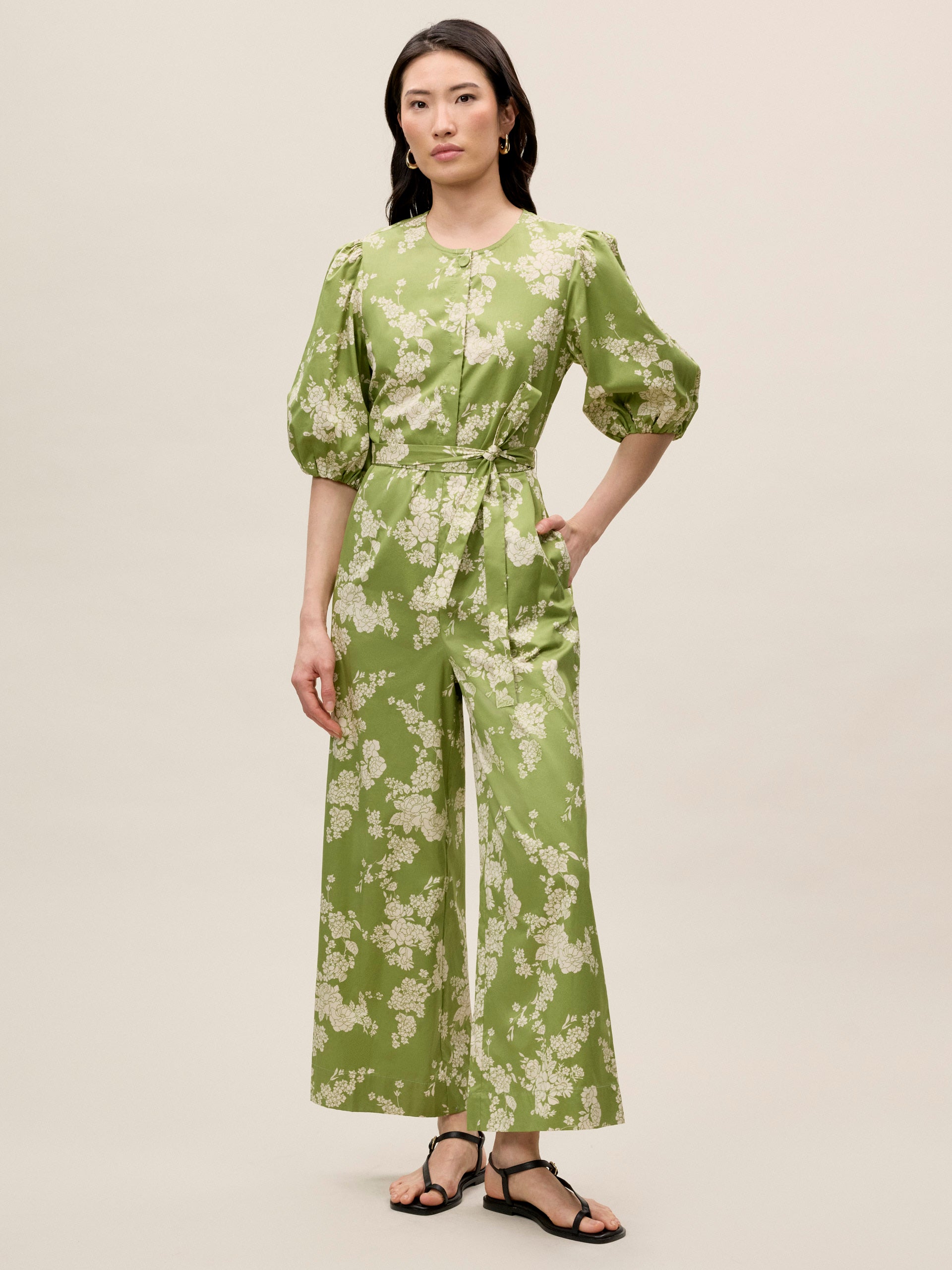  Gab Fleur Jumpsuit in Gabrielle Fleur Manzanilla Combo by Rebecca Taylor