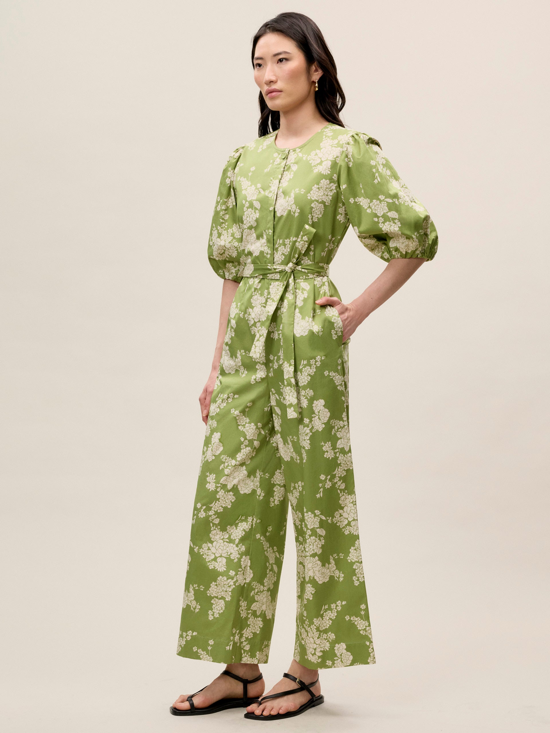  Gab Fleur Jumpsuit in Gabrielle Fleur Manzanilla Combo by Rebecca Taylor