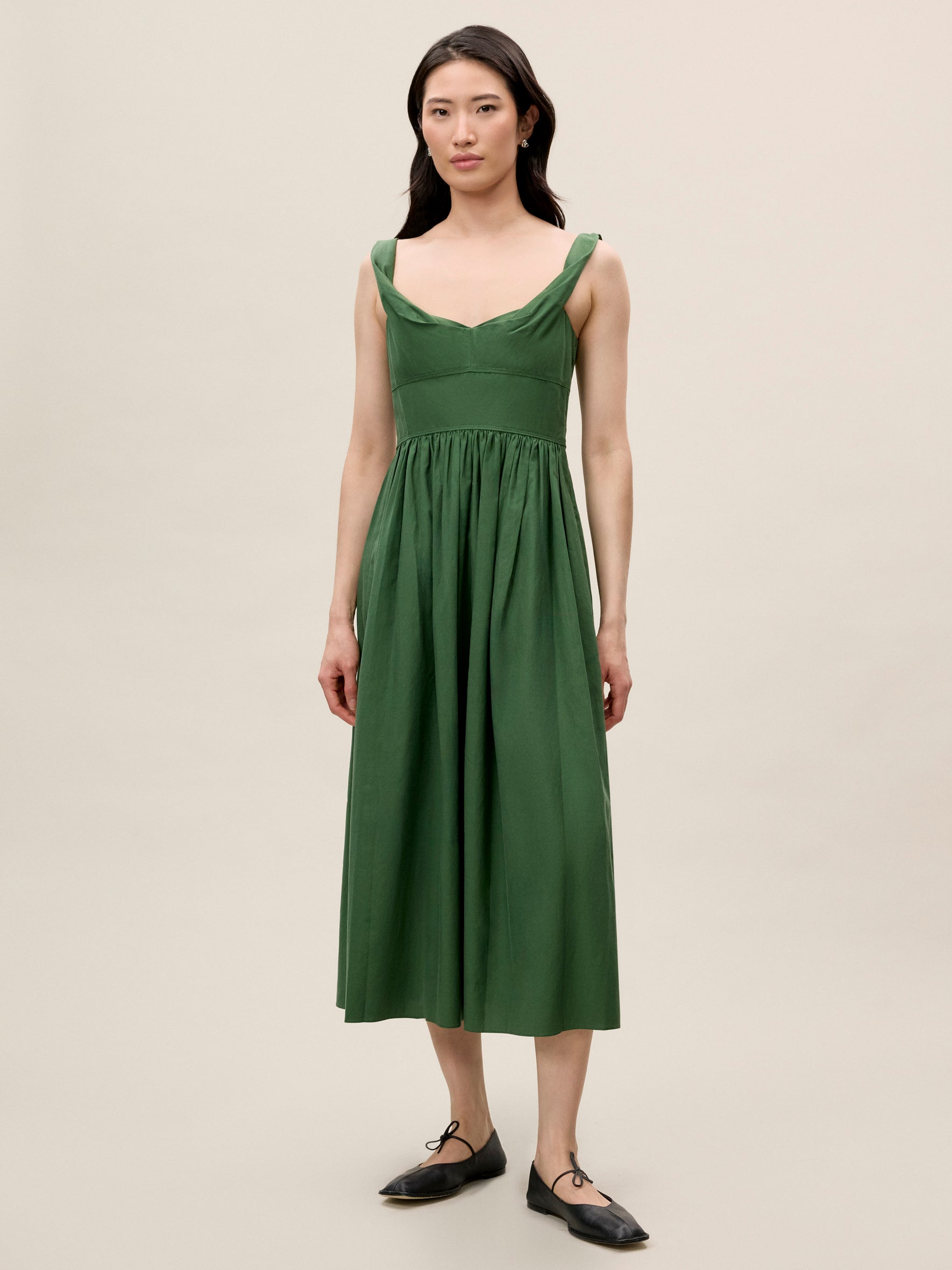 Sleeveless Midi Dress