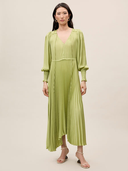 rebecca taylor silk pleated dress Pleated Dress