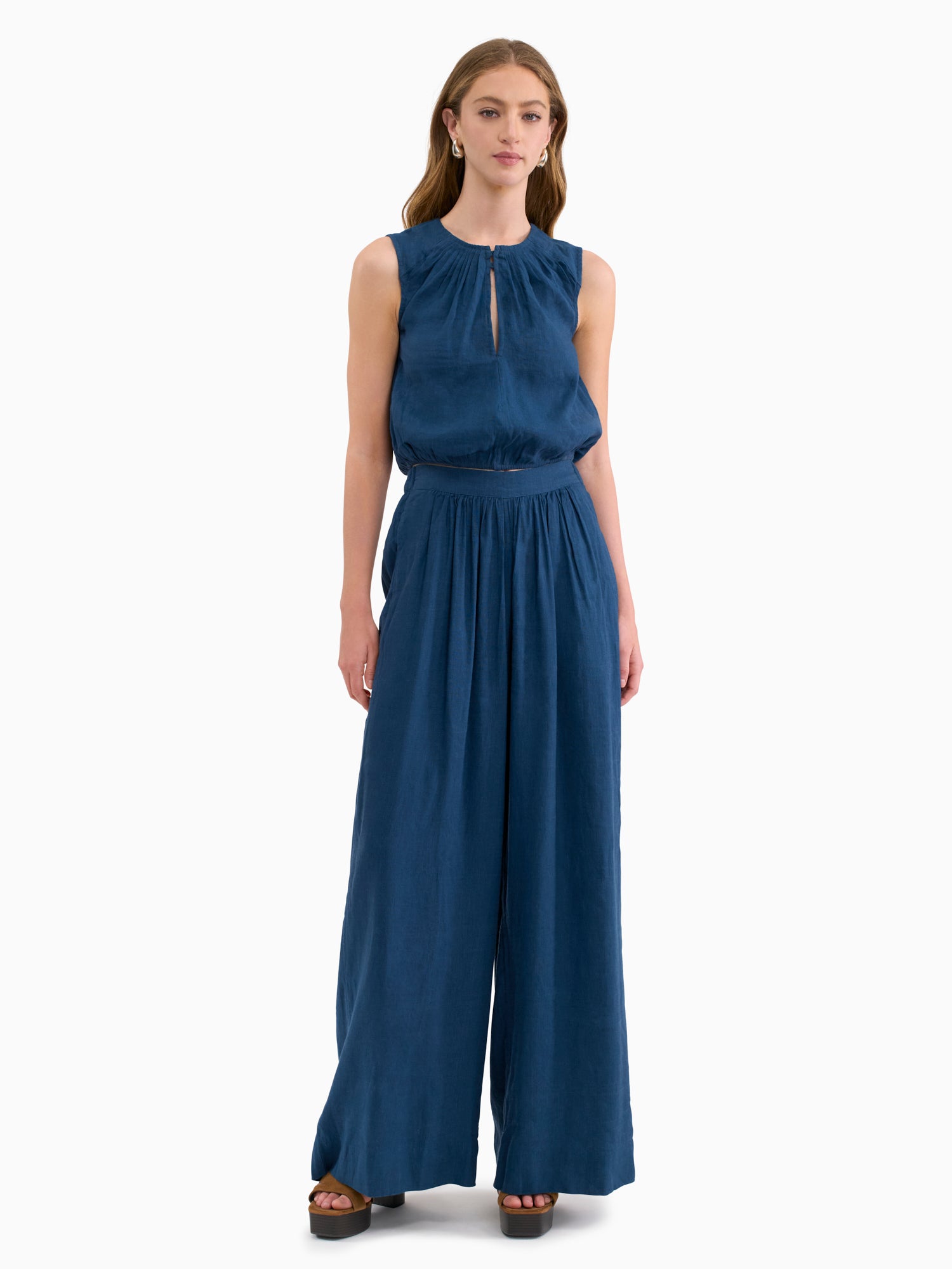  Cleo Top in Royal Blue by Rebecca Taylor