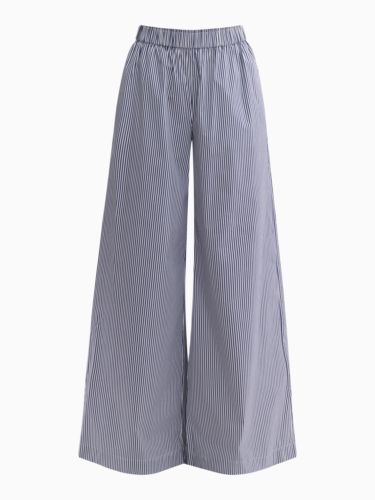  Joselene Poplin Pant in Navy Stripe by Rebecca Taylor
