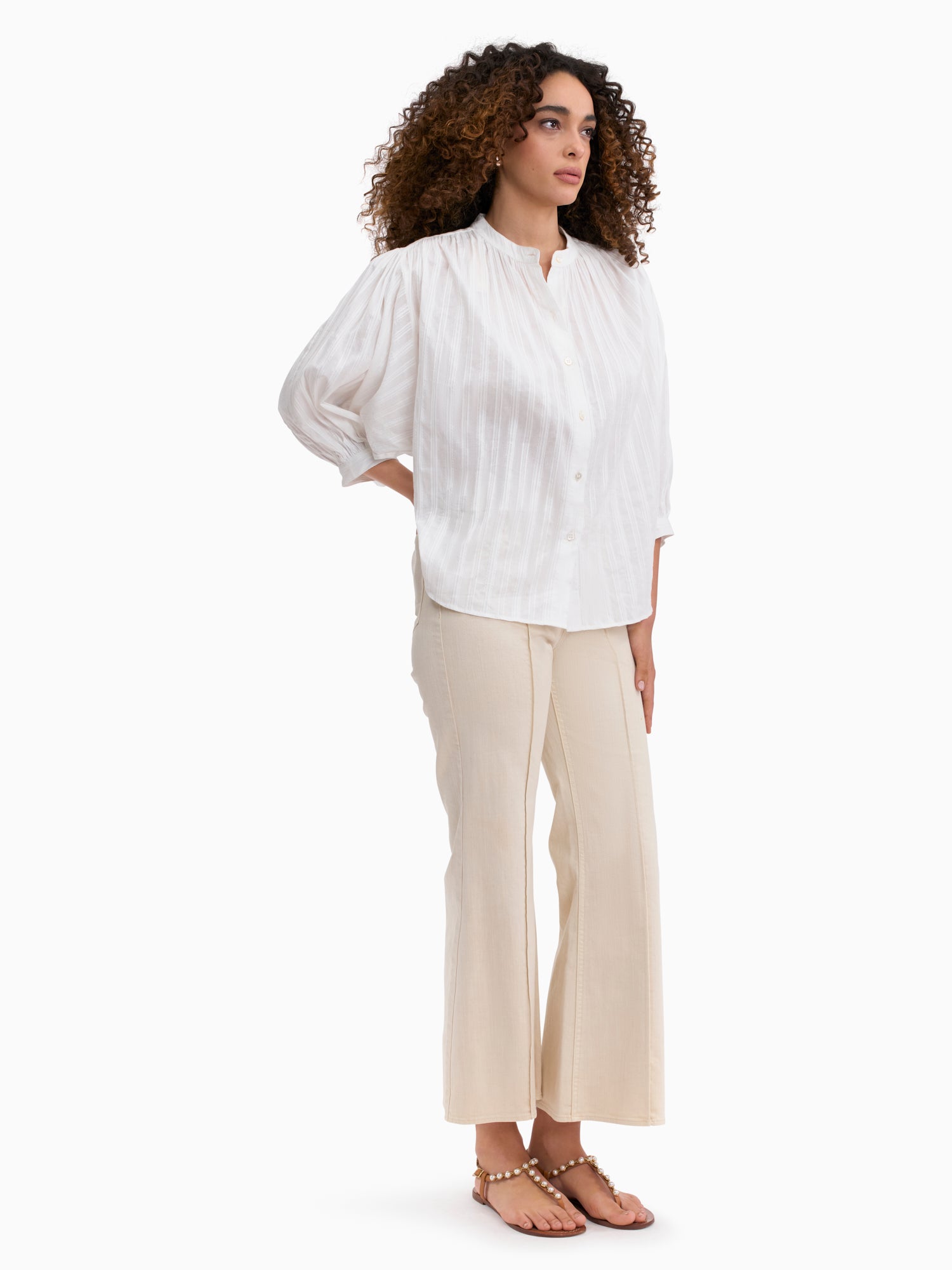  Marianne Blouse in Ivory by Rebecca Taylor