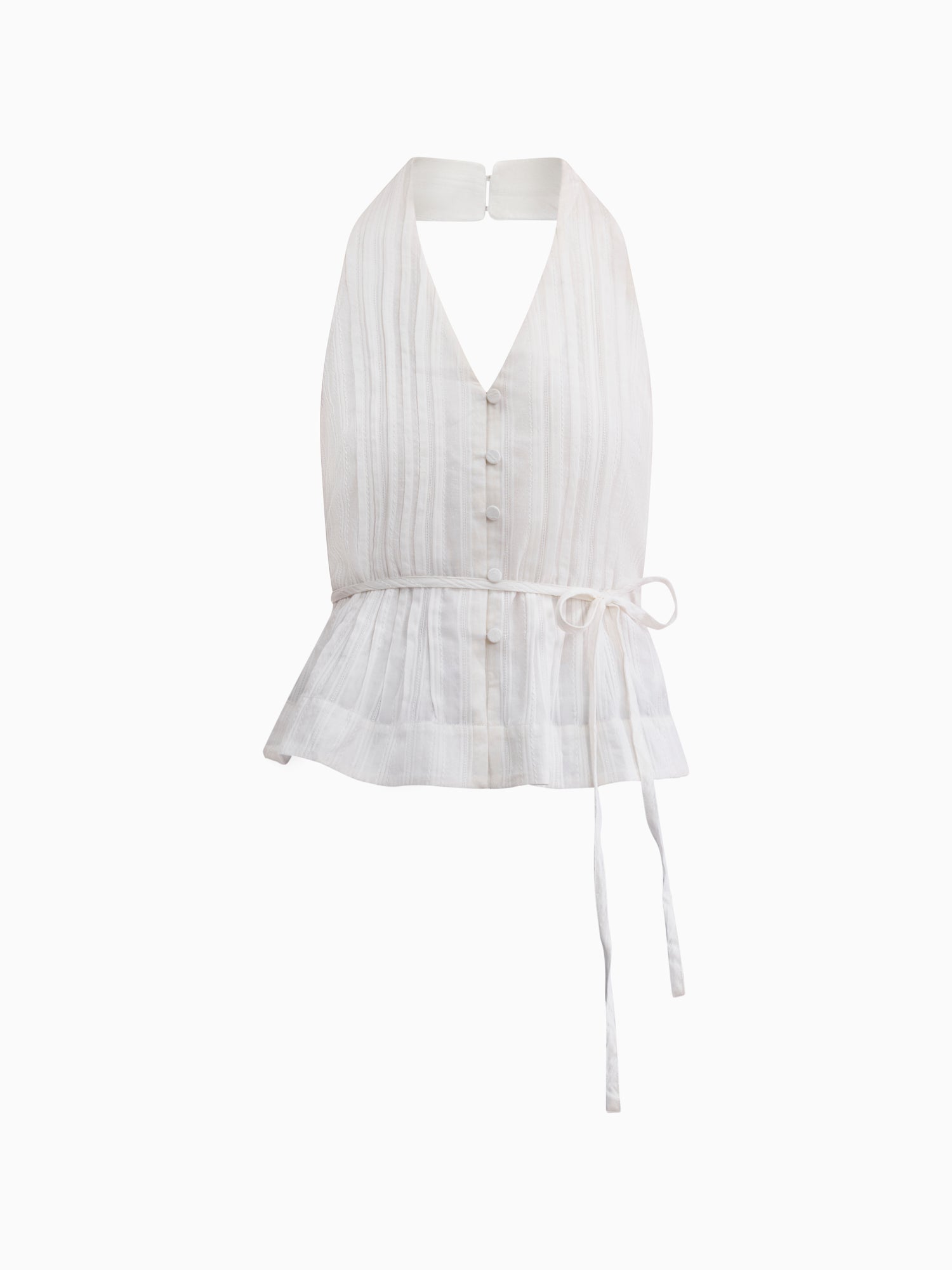  Marianne Halter Top in Ivory by Rebecca Taylor