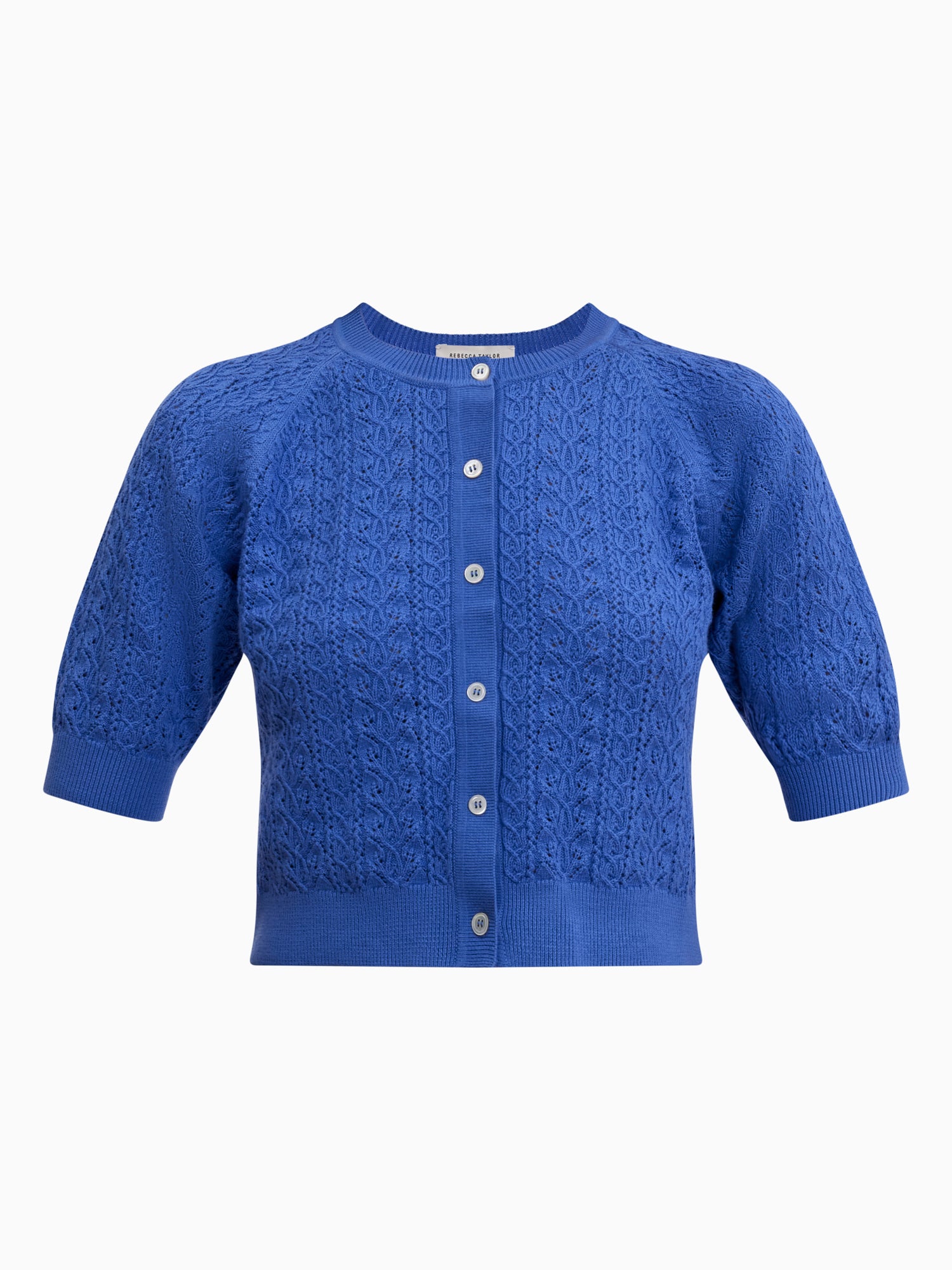  Verana Knit Cardigan in Capri Blue by Rebecca Taylor
