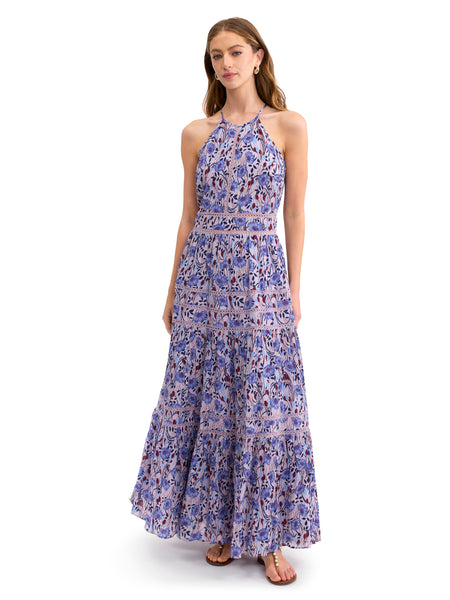 Iris Multi Daphne Crinkle Dress - Rebecca Taylor