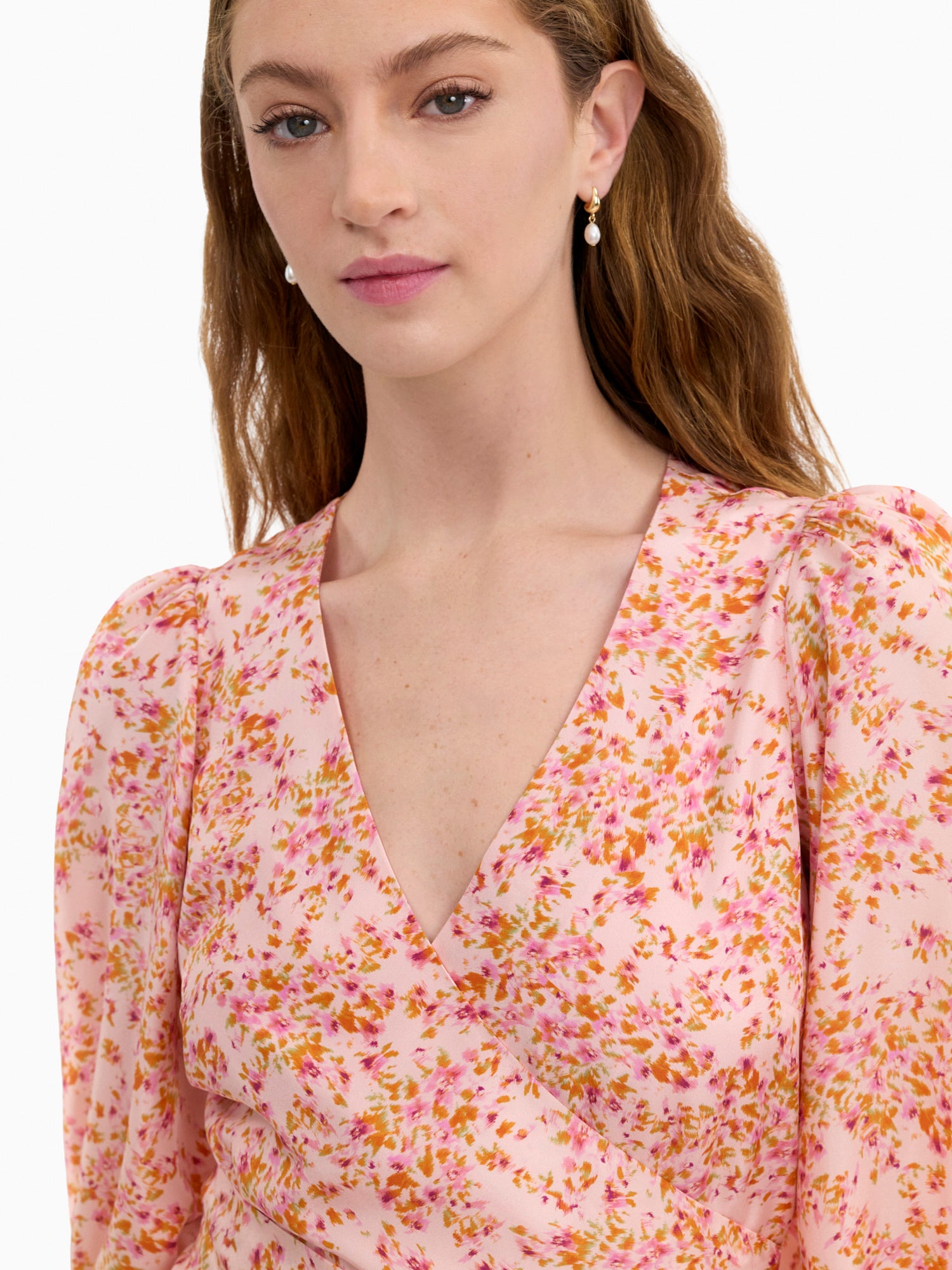  Bellamy Silk Mini Dress in Pale Pink Multi by Rebecca Taylor