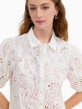 Brielle Poplin Eyelet Shirt