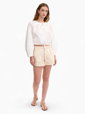 Brielle Cropped Poplin Top